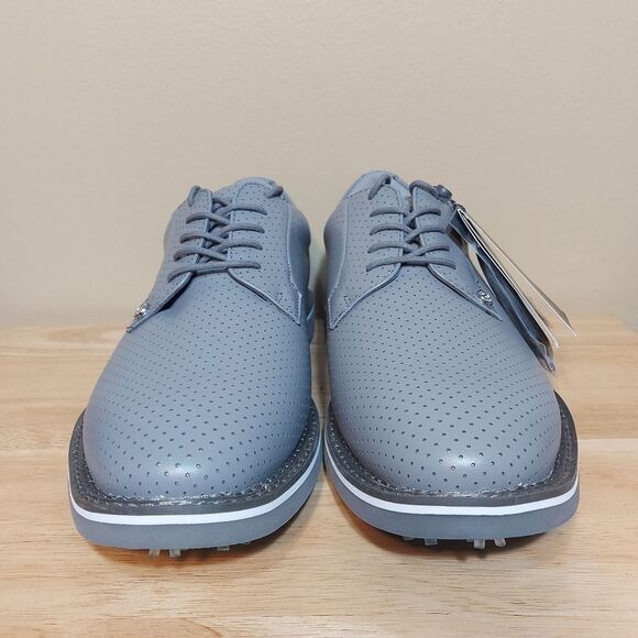 G/Fore Gallivanter Perforated Leather Golf Shoes Grey GMF00007 Men's Size 11.5 - Picture 2 of 7